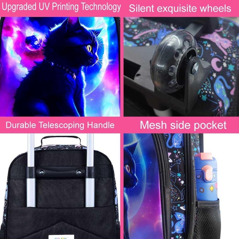 GXTVO Kids Suitcase with Wheels for Girls and Boys, Rolling Carry on Luggage for Toddler Children - Image 5